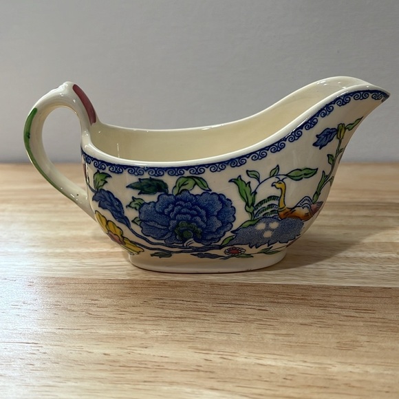 MASON’S COLONIAL PLANTATION MINI PITCHER SAUCER CARL FORSLUND - Picture 8 of 9